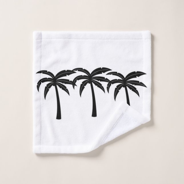 Tropical Palm Trees Wash Cloth (Wash Cloth)
