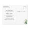 Tropical Palm Wedding Change The Date Postcard