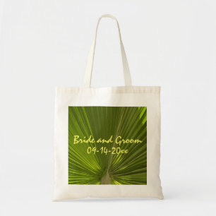 Tropical Palm Wedding Tote Bag