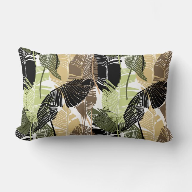 Tropical Palms Accent Pillow (Front)