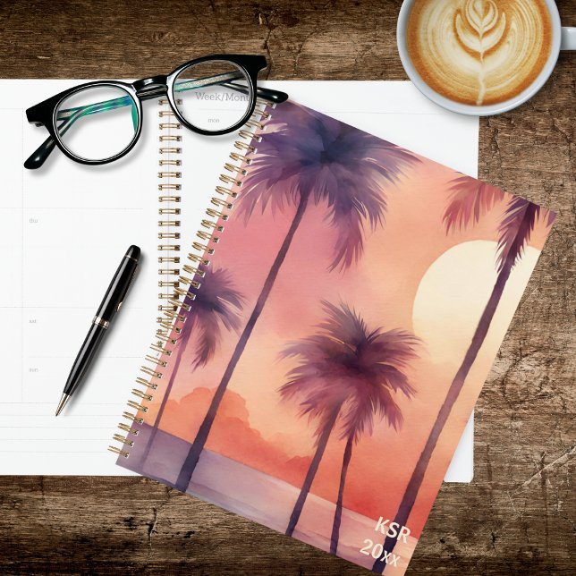 Tropical Palms at Sunset Planner (Creator Uploaded)