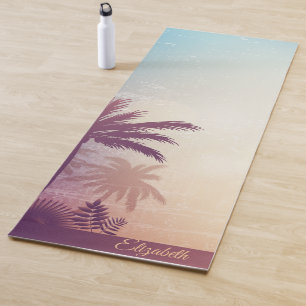 Tropical Palms Beach Yoga Mat