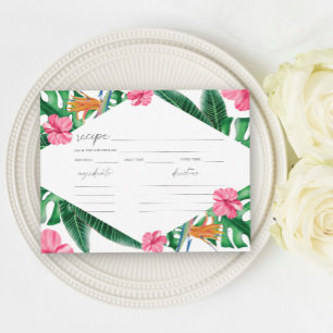 Tropical palms bridal shower recipe