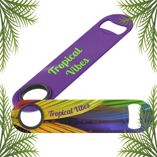 Tropical Palms Bright Colourful Purple Customisabl