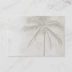 Tropical Palms (chubby) Business Card