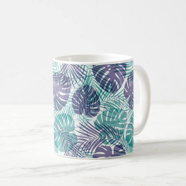 Tropical Palms Coffee Mug  (Front Right)