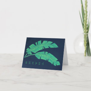 Tropical Palms Thank You Card
