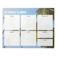 Tropical Pams - Weekly Planner for active people,