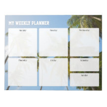 Tropical Pams - Weekly Planner for active people,
