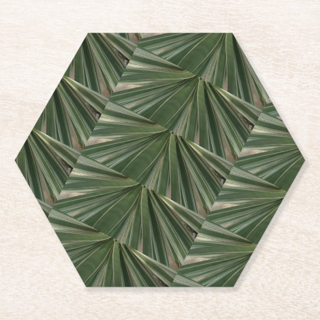 Tropical Paper Coaster (Front)