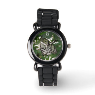 Tropical Paper Kite Butterfly Glitter Watch