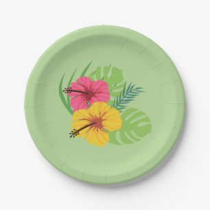 Tropical Paper Plate