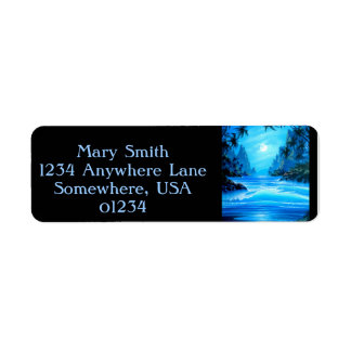 Tropical Paradise 2 Address Label Return Address Label