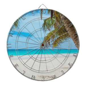 Tropical Paradise Beach Dartboard