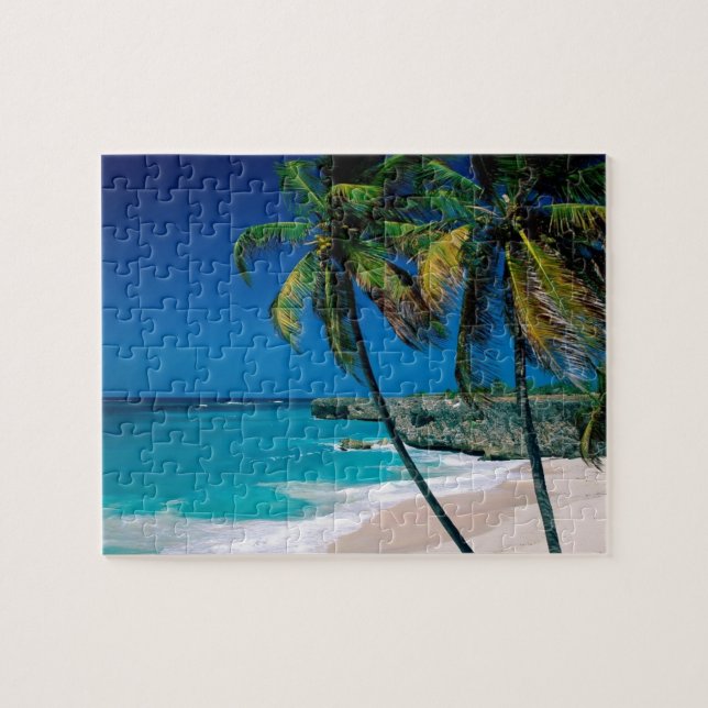 Tropical paradise beach jigsaw puzzle (Horizontal)