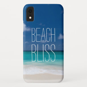 Tropical Paradise Beach Motivational Saying iPhone XR Case