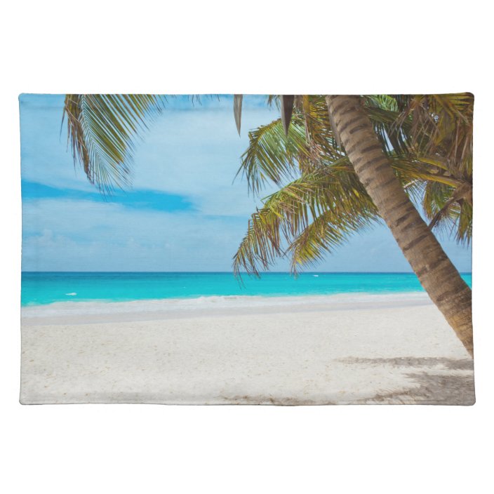 Tropical Paradise Beach Placemat