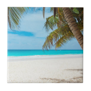 Tropical Paradise Beach Tile