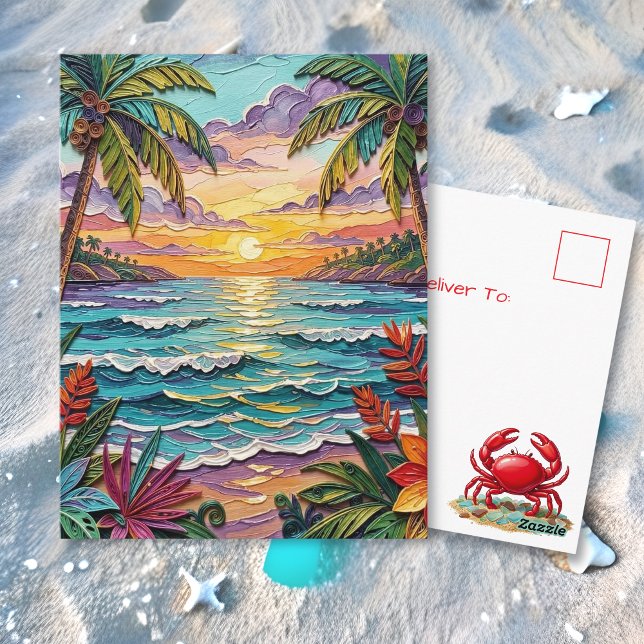 Tropical Paradise | Coastal Keeping in Touch Postcard (Creator Uploaded)