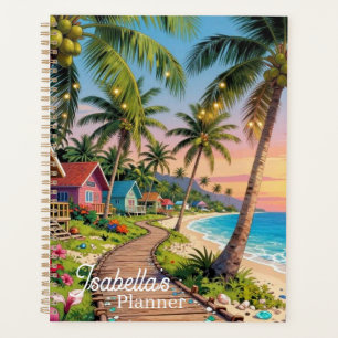 Tropical Paradise Coastal Seaside Cottage Ocean Planner