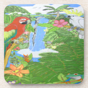 Tropical Paradise Coasters