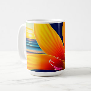 Tropical Paradise Flowers Coffee Mug