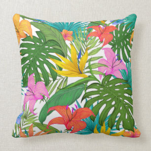 Tropical Paradise Foliage & Flora – Cushion