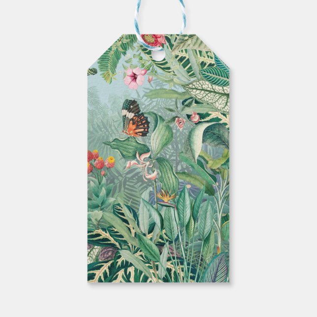 Tropical Paradise Gift Tags (Back)