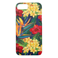 Tropical Paradise Hawaiian Floral Vertical