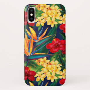 Tropical Paradise Hawaiian Floral Vertical Case-Mate iPhone Case