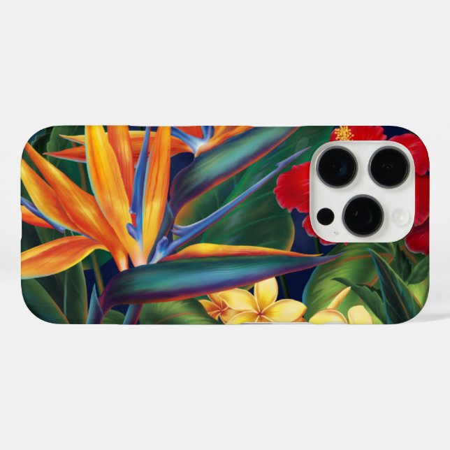 Tropical Paradise Hawaiian Horizontal Case-Mate iPhone Case (Back (Horizontal))