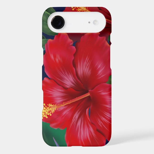 Tropical Paradise Hibiscus Hawaiian iPhone 6 case (Back)