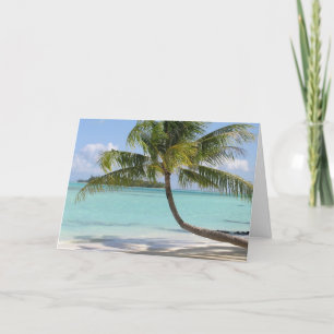 Tropical Paradise Holiday Card