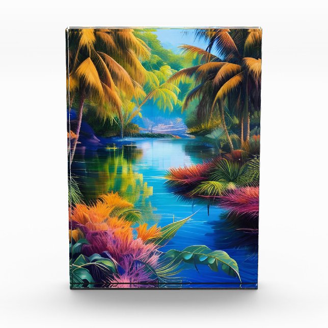 Tropical Paradise II Photo Block (Front)