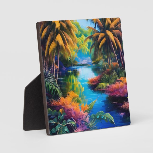 Tropical Paradise II Plaque (Front)
