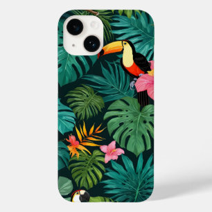 Tropical Paradise Jungle Pattern Case-Mate iPhone 14 Case