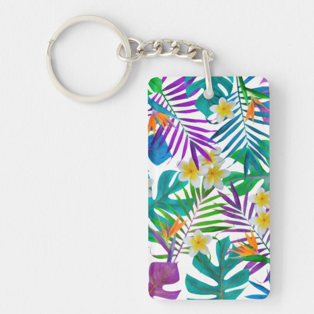 Tropical Paradise Key Ring (Front)
