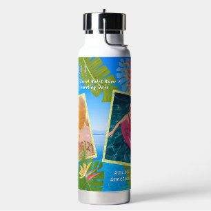 Tropical Paradise Memory Sea Photo Water Bottle