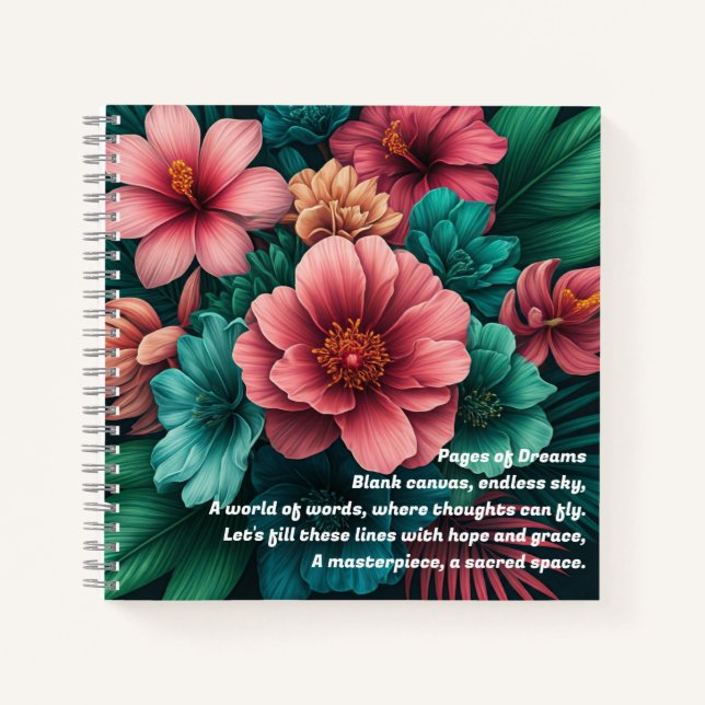 Tropical Paradise Notebook (Front)