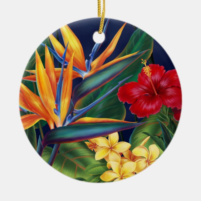 Tropical Paradise Ornaments (Front)