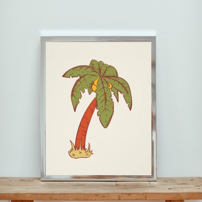 Tropical Paradise Palm Tree Photo Print (Creator Uploaded)