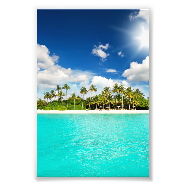 Tropical Paradise Photo Print (Front)