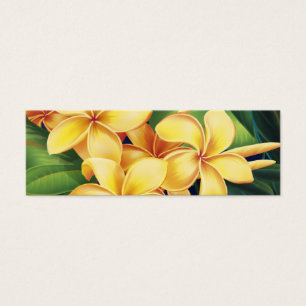 Tropical Paradise Plumeria Bookmark