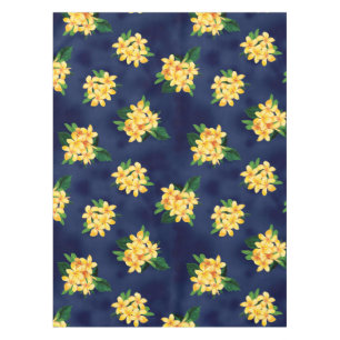 Tropical Paradise Plumeria Hawaiian Tablecloth
