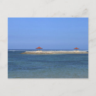 Tropical paradise postcard