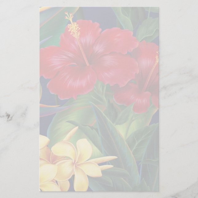Tropical Paradise Stationary Stationery (Front)