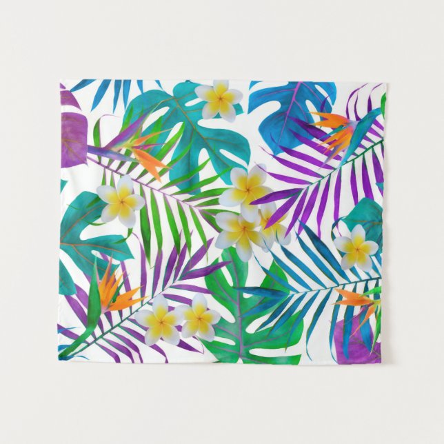 Tropical Paradise Tapestry (Front (Horizontal))