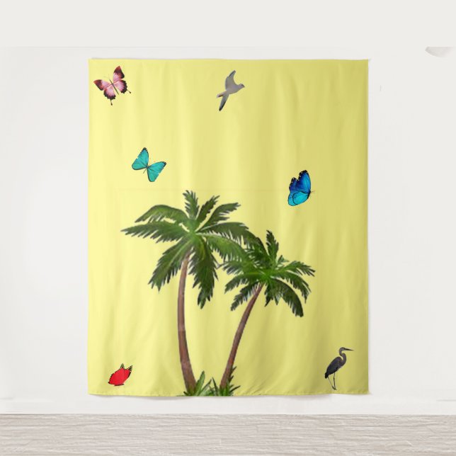 Tropical Paradise Tapestry (Front)