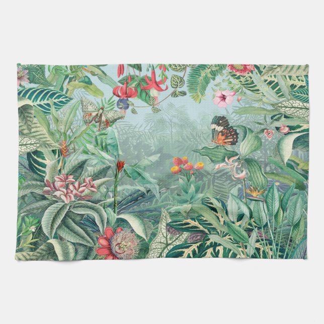 Tropical Paradise Tea Towel (Horizontal)