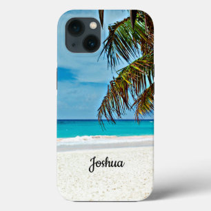 Tropical Paradise template, customisable iPhone 13 Case